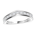 Simulated Diamond Wishbone Ring in Sterling Silver (Size 10.0) 1.15 ctw - Sticky add to cart bar