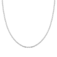 Anchor Chain Necklace in Sterling Silver 20 Inches 3 Grams