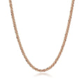 Necklace in 14K Rose Gold Over Sterling Silver 20 Inches 3.30 Grams - Sticky add to cart bar