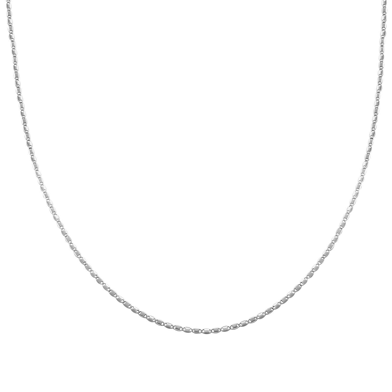 Chain Necklace in Sterling Silver 24 Inches 2.60 Grams
