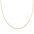 Chain Necklace in 14K YG Over Sterling Silver 24 Inches 2.60 Grams - Sticky add to cart bar