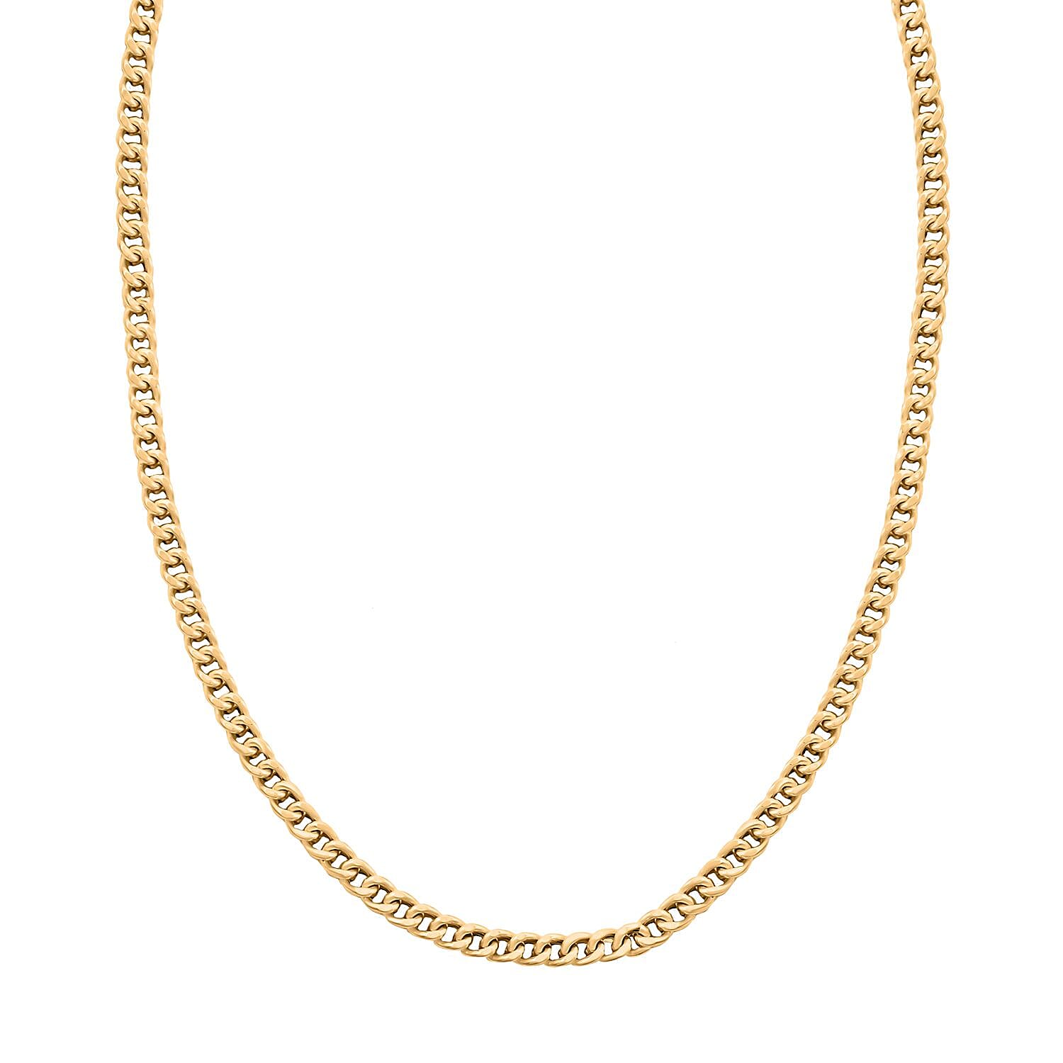 3mm Franco Chain Necklace in 10K Yellow Gold 24 Inches 10.50 Grams
