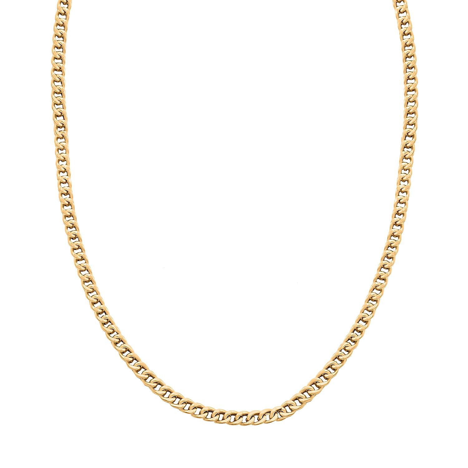 3mm Franco Chain Necklace in 10K Yellow Gold 26 Inches 11.50 Grams
