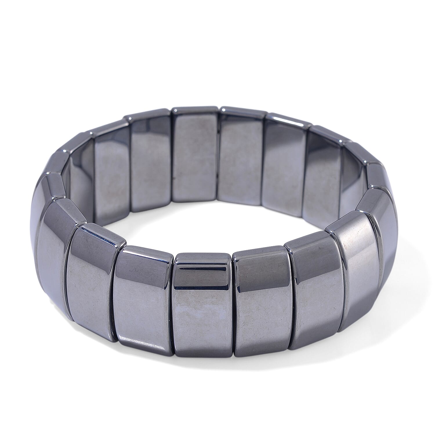Terahertz 390.00 ctw Fancy Block Stretch Men's Bracelet (8-8.5In)