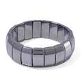 Terahertz 390.00 ctw Fancy Block Stretch Men's Bracelet (8-8.5In) - Sticky add to cart bar