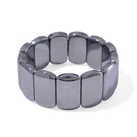 Terahertz 440.00 ctw Cushion Shape Block Stretch Men's Bracelet (7.5-8In)