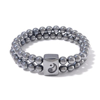 Terahertz 200.00 ctw Carved and Beaded Stretch Men's Bracelet (8-8.5In)