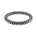 Terahertz 180.00 ctw Roundel Beaded Stretch Men's Bracelet (8-8.5In) - Sticky add to cart bar