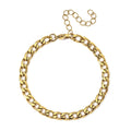 6mm Cuban Chain Bracelet in ION Plated YG Stainless Steel (7.00-9.00In) - Sticky add to cart bar