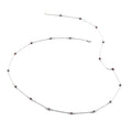 Ruby Station Necklace 36 Inches in Sterling Silver 6.00 ctw - Sticky add to cart bar