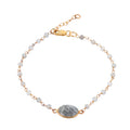 Black Onyx, Multi-Tourmaline Bracelet in 14K YG Over Sterling Silver (7.00 In) 5.25 ctw - Sticky add to cart bar