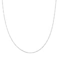 Rhodium Over Sterling Silver Box Chain 18 Inches 1.18 Grams - Sticky add to cart bar
