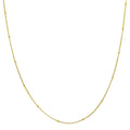 Station Chain in 14K Yellow Gold Over Sterling Silver 1.86 Grams 20 Inches - Sticky add to cart bar
