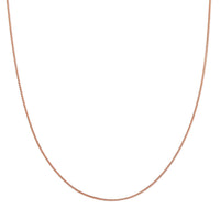 Wheat Chain in 14K Rose Gold Over Sterling Silver 1.73 Grams 20 Inches