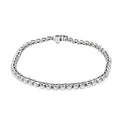 Diamond 3.05 ctw Bracelet in 10K White Gold 8.10 Grams (7.25 In) - Sticky add to cart bar