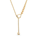Clarte Pear Garden Collection Moissanite 0.85 ctw Necklace in Vermeil Yellow Gold Over Sterling Silver 18 Inches - Sticky add to cart bar