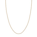 0.8mm Snake Chain Adjustable Necklace in 14K Rose Gold Over Sterling Silver 3.50 Grams 24 Inches - Sticky add to cart bar
