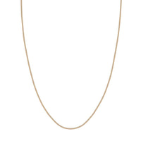 0.8mm Snake Chain Adjustable Necklace in 14K Rose Gold Over Sterling Silver 3.50 Grams 24 Inches