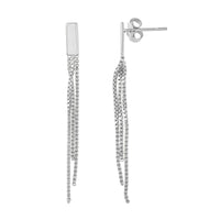 Sterling Silver Earrings (1.80 g)