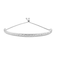 Sterling Silver Bangle Bracelet (7-8In) (4.0 g)