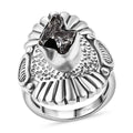 Marvelous Meteorite Ring in Sterling Silver - Sticky add to cart bar