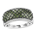 Doorbuster Luxoro 10K White Gold Red Diamond (IR), Diamond (I2) Ring (Size 10.0) 1.50 ctw - Sticky add to cart bar
