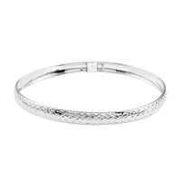 Bangle Bracelet in Sterling Silver (7.50 In) 4.0 Grams