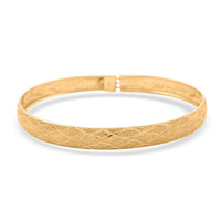 Bangle Bracelet in Sterling Silver (7.50 In) 5.10 Grams