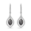 Karis Blue Diamond (IR) Accent Earring in Platinum Bond - Sticky add to cart bar