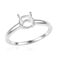 Mounting Ring in Sterling Silver (Size 7.0) 1.40 Grams - Sticky add to cart bar