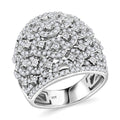 Doorbuster Diamond Ring in Sterling Silver (Size 10.0) (Del. in 7-10 Days) 1.40 ctw - Sticky add to cart bar
