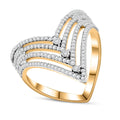 Doorbuster Diamond 0.70 ctw Ring in 14K Yellow Gold Over Sterling Silver (Del. in 7-10 Days) - Sticky add to cart bar