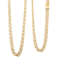 4mm Chino Link Necklace in 10K Yellow Gold 22 Inches 12.20 Grams