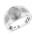 White Diamond Accent Ring in Platinum Bond (Size 10.0) - Sticky add to cart bar
