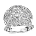 Karis White Diamond Accent Ring in Platinum Bond - Sticky add to cart bar
