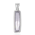 Simulated White Diamond 13.50 ctw Pendant in Sterling Silver - Sticky add to cart bar