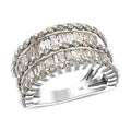 14K White Gold Diamond Ring (Size 10.0) (Del. in 7-10 Days) (7.85 g) 3.00 ctw - Sticky add to cart bar