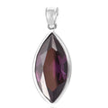 Simulated Purple Diamond 13.00 ctw Pendant in Sterling Silver - Sticky add to cart bar