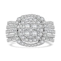 Doorbuster Luxoro 10K White Gold White Diamond (I2-I3) Ring (Size 8.0) (6 g) 2.00 ctw - Sticky add to cart bar
