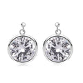 7893452 Simulated White Diamond 22.70 ctw Earrings in Sterling Silver - Sticky add to cart bar