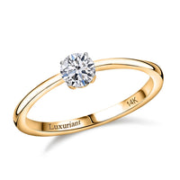 14K Yellow Gold Luxuriant Lab Grown Diamond (VS) Ring (Size 8.0) 0.50 ctw
