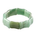Green Aventurine 300.50 ctw Block Stretch Bracelet - Sticky add to cart bar