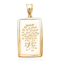 18K RG Over Sterling Silver Kalpataru Tree Pendant (1.40 g)