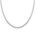 Sterling Silver Flat Curb Necklace 24 Inches 20.5 Grams - Sticky add to cart bar