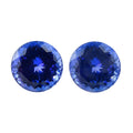 AAAA Ceylon Blue Sapphire Set of 2 (Rnd 5 mm) 1.10 ctw - Sticky add to cart bar