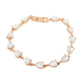 Austrian Crystal Skyline Sparkling Bracelet in Goldtone (8.00 In) - Sticky add to cart bar