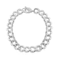 Sterling Silver Toggle Clasp Necklace 20 Inches 97.52 Grams - Sticky add to cart bar