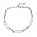 Link Chain Bracelet in Sterling Silver (6.5-8.0In) 4.90 Grams - Sticky add to cart bar