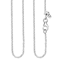 Link Chain Necklace in Sterling Silver 20 Inches 2.80 Grams