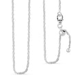 Spiga Chain Necklace in Sterling Silver 20 Inches 2.80 Grams - Sticky add to cart bar